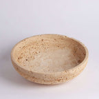 Travertine Round Bowl