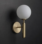 Glass Ball Wall Light