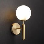 Glass Ball Wall Light