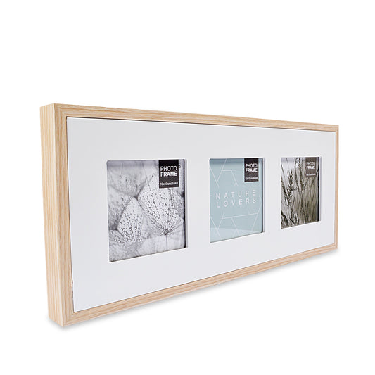 White Design Wooden Wall Hanging Photo Frame