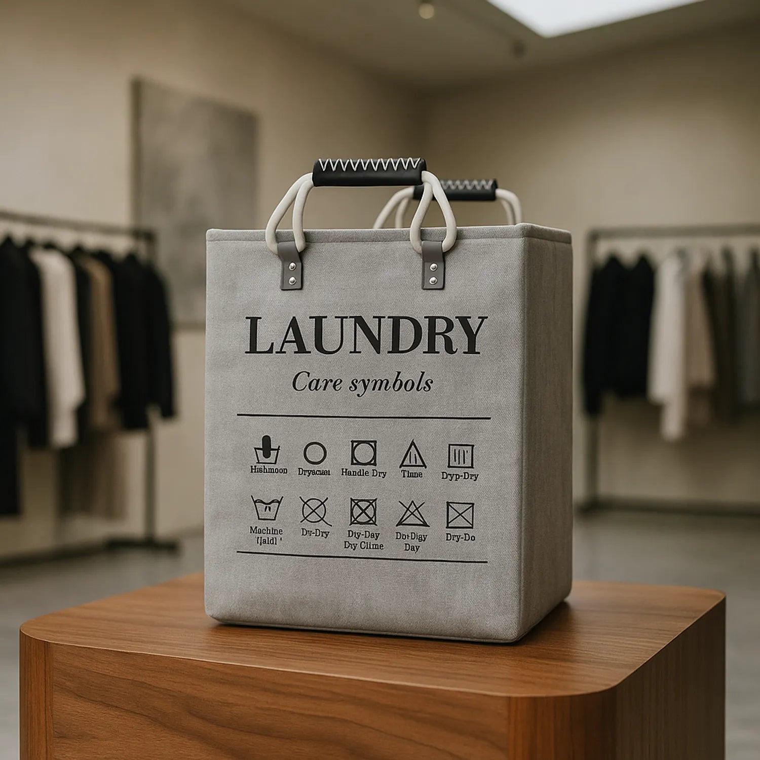 Linen Foldable Basket