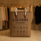 Linen Foldable Basket