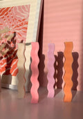 Long Wavy Candles (Pair)
