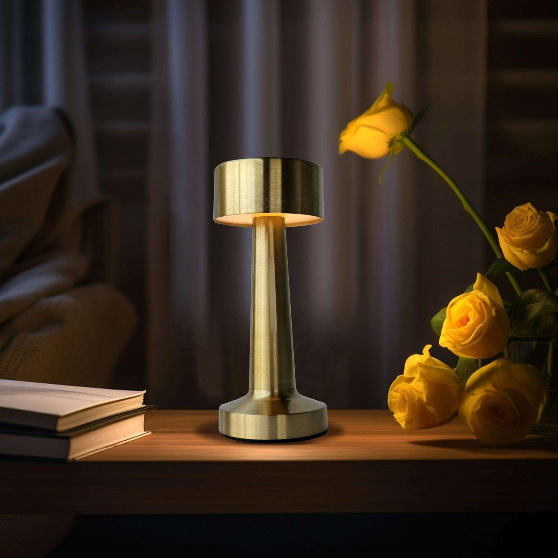 Luxe Gold LED Table Lamp