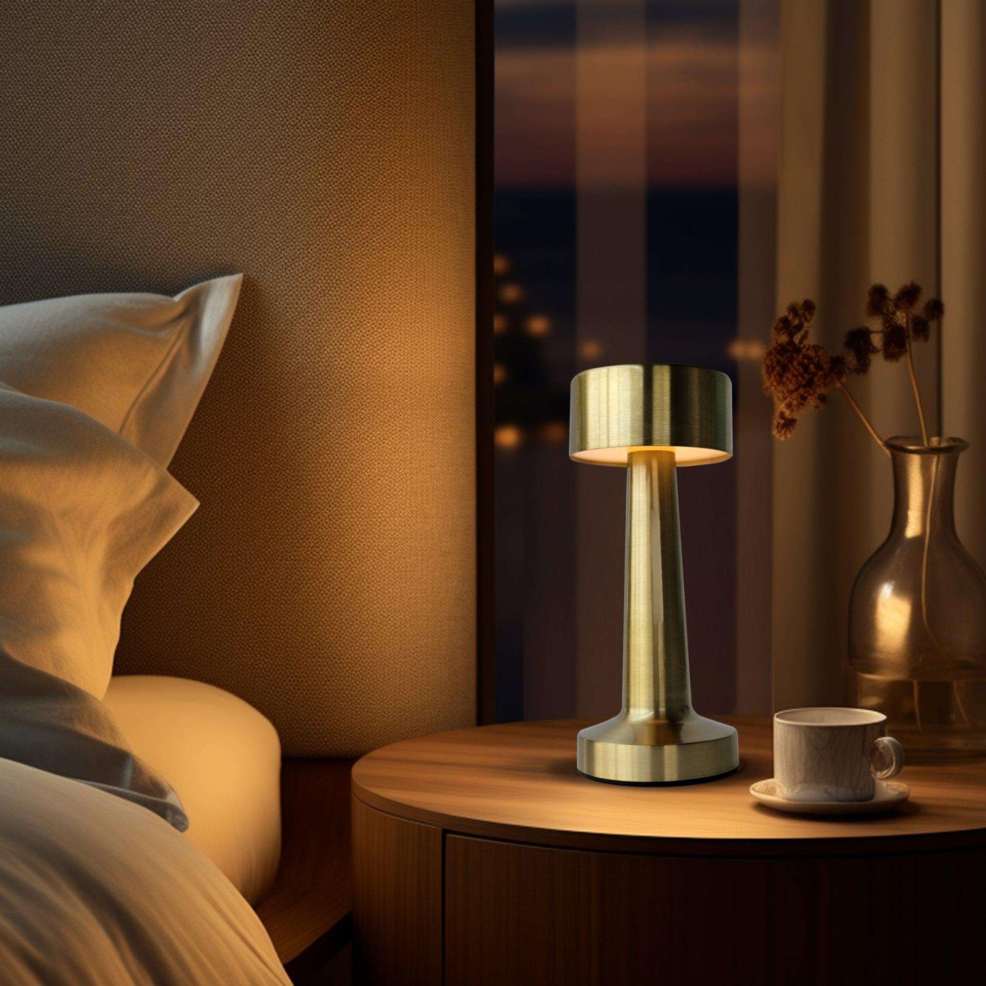 Luxe Gold LED Table Lamp