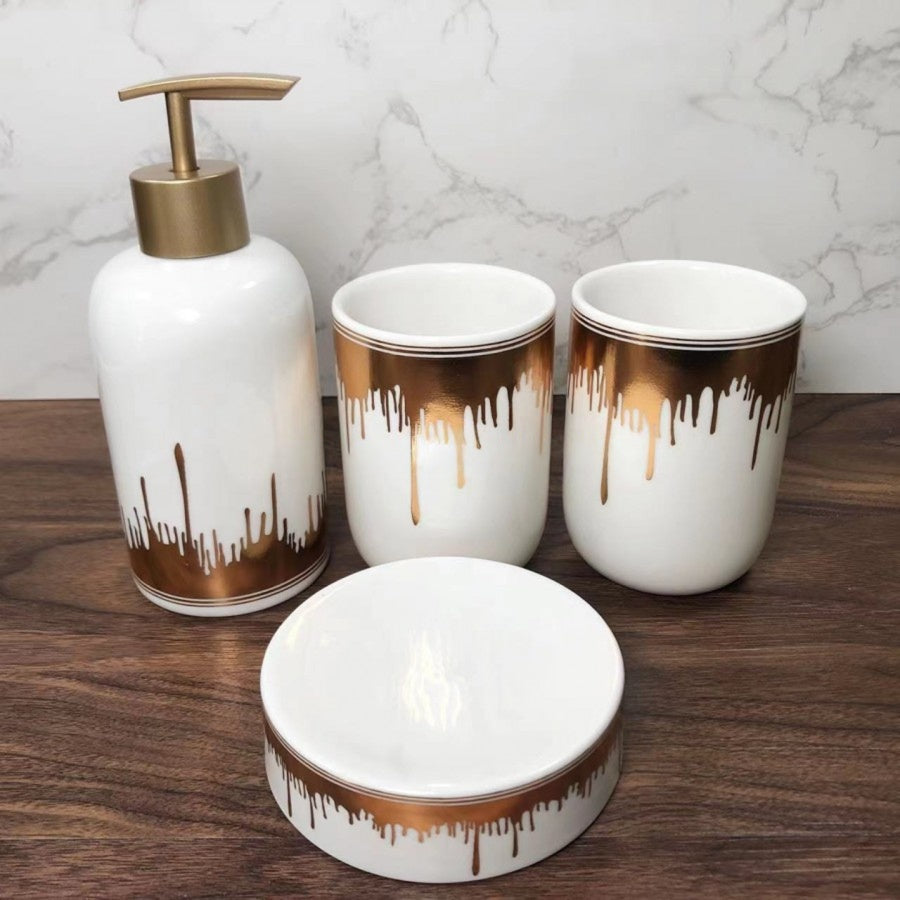 Golden Explosion Bathroom Set